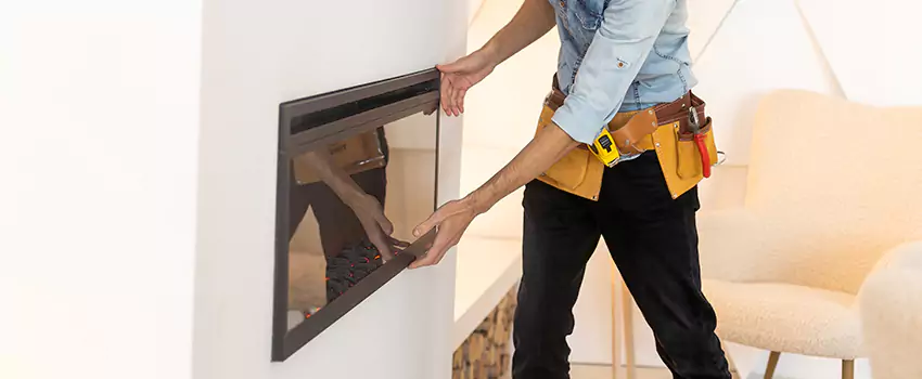 Metal Fireplace Installation in Lakeside, Florida