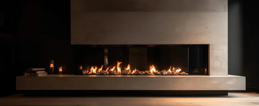 Gas Fireplace Ember Bed Design Services in Lakeside, Florida