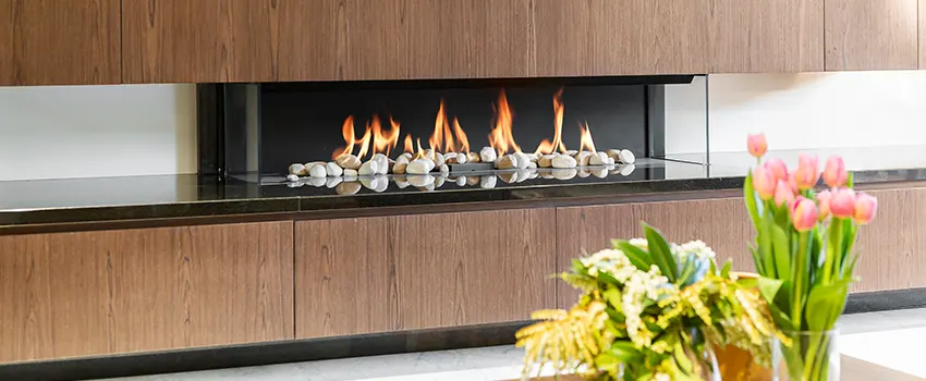 Double-height Fireplace Design Refurbishment in Lakeside, Florida